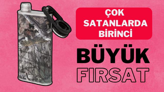 Fiyatı 745 TL'ye düştü! Stanley Klasik Paslanmaz Çelik Cep Matarası indirime girdi