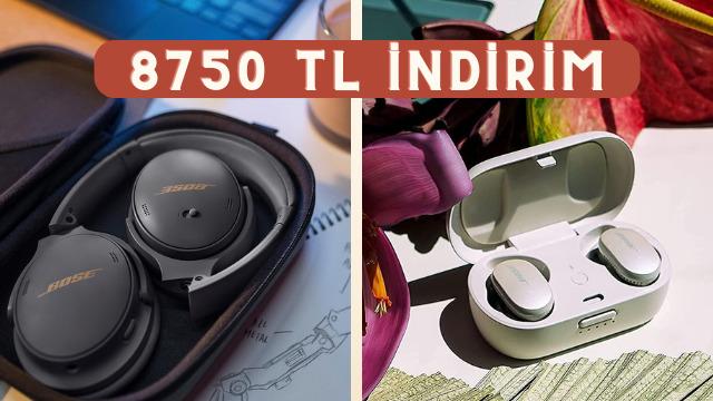 Yüksek teknoloji, üstün ses kalitesi, ergonomik tasarım! Bose kulaklıklarda %50'ye varan indirim