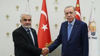 SON DAKİKA | Cumhurbaşkanı Erdoğan, HÜDA PAR Genel Başkanı Zekeriya Yapıcıoğlu ile görüştü! Açıklama geldi 'Temaslar için karşılıklı heyet oluşturuldu'