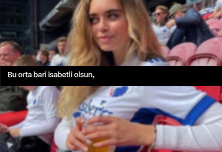 Danimarkalı model Kopenhag'ın Galatasaray'ı yenmesi durumunda soyunacağını açıklamıştı! Son paylaşımına yorum yağıyor G5