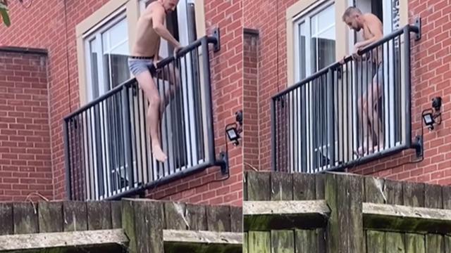 Kocası eve erken gelince tüm planları alt üst oldu! Sevgilisini balkondan kaçırmak zorunda kaldı...  O anlar sosyal medyada gündem oldu