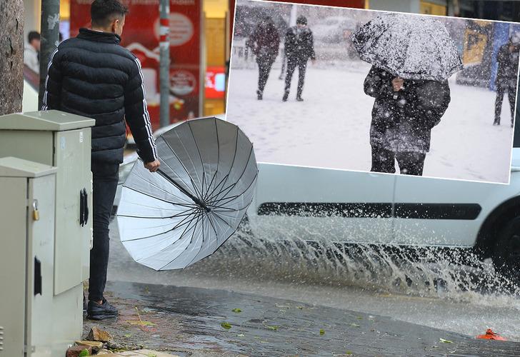 Kar yağışı İstanbul’un kapısına kadar dayandı! 38 saatlik kesintisiz yağmur geliyor… Bu tarihlere dikkat!