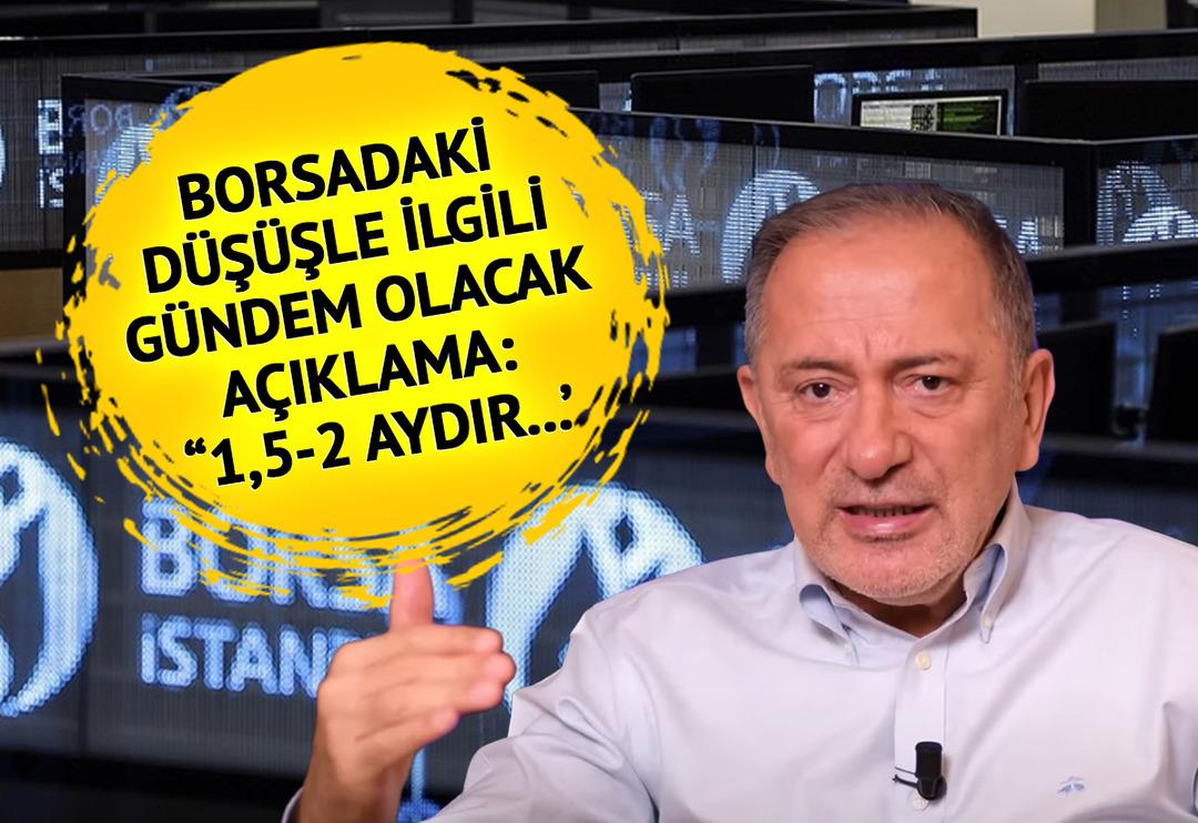 &Ouml;zg&uuml;r Demirtaş'ın 'Borsa İstanbul' a&ccedil;ıklaması g&uuml;ndem oldu! Fatih Altaylı 'Yerli ve yabancı dostlarımız var' diyerek duyduğu Borsa İstanbul dedikodusunu a&ccedil;ıkladı: '1,5-2 aydır...'