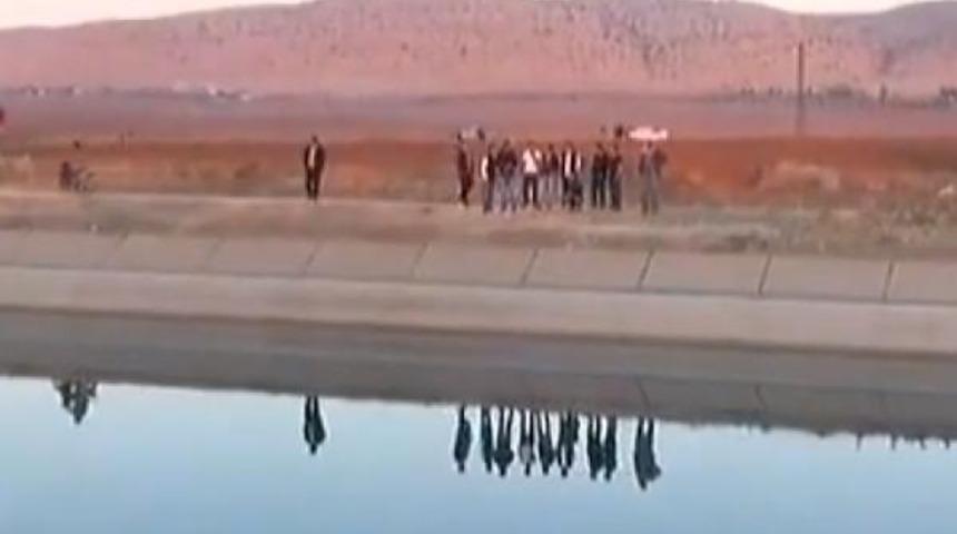 Traktör sulama kanalına devrildi, 7 kişi kurtarıldı