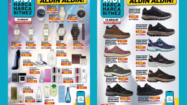 A101'e marka parfümler, saatler geliyor! A101 İnternete Özel Aldın Aldın Kataloğu burada