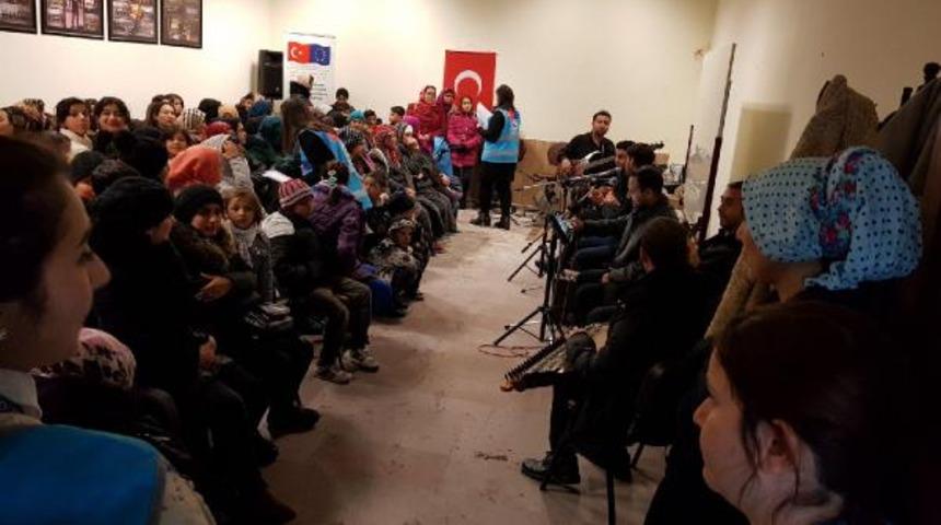 Nevşehir'de mültecilere moral gecesi