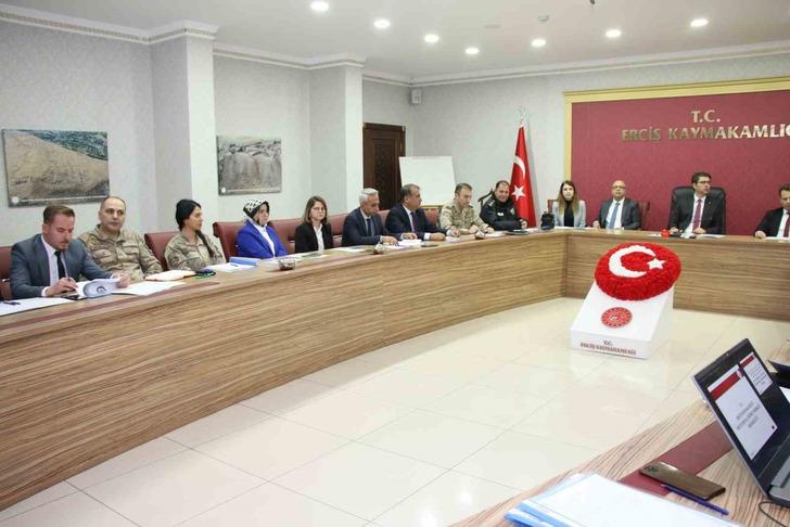 Erciş’te “Aile İçi ve Kadına Yönelik Şiddetle Mücadele Koordinasyon Toplantısı” yapıldı G3