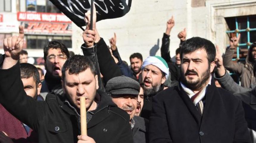 Konya'da 'Kudüs' protestosu