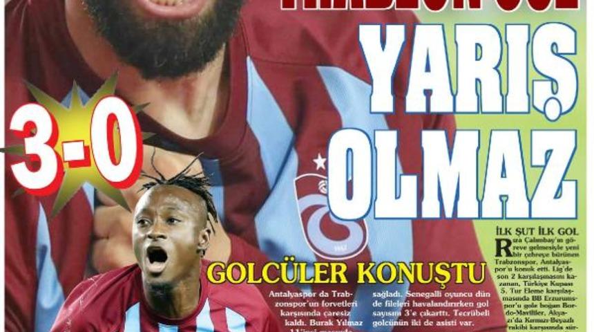 Trabzonspor'u golcüleri sırtladı