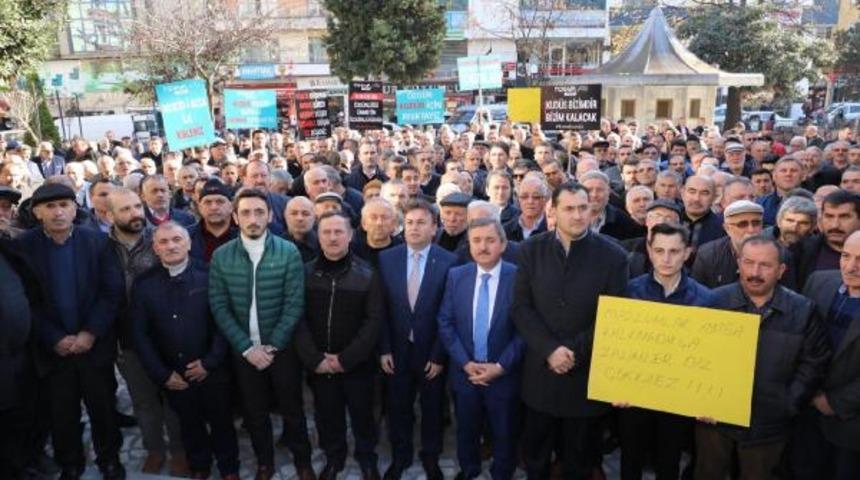 Ordu'da Ak Parti'den 'Kudüs' protestosu