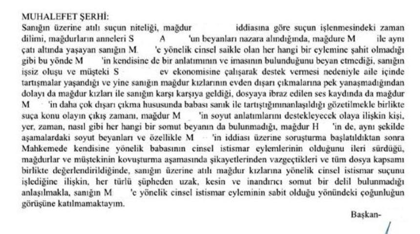 Kızına istismarla suçlanan babaya, 2 kadın hakimin kararıyla 15 yıl hapis