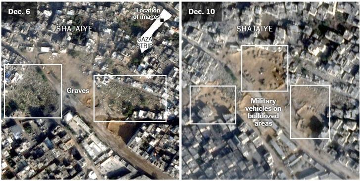 New York Times savaş suçunu deşifre etti! Uydu görüntüleri İsrail'i ele verdi