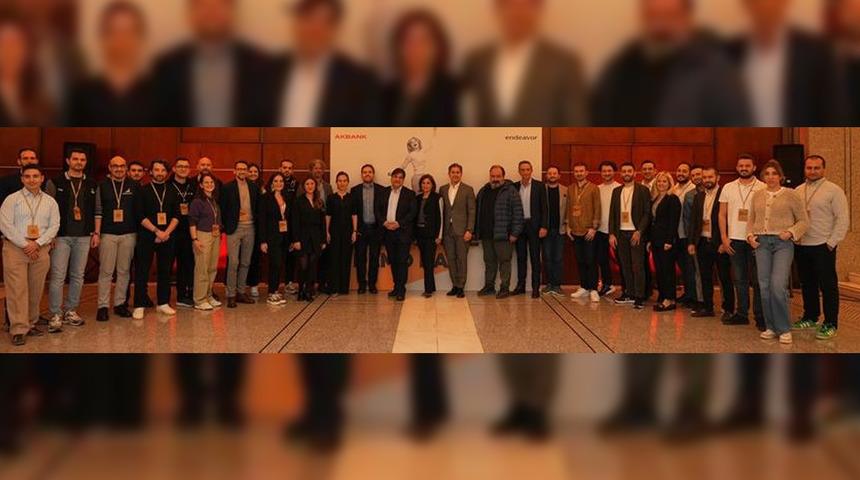 Emre Kurttepeli made the opening speech at Endeavor Boost the Future “Demo Day” Event