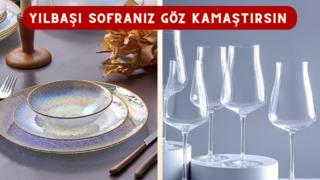Yılbaşı sofranız göz kamaştırsın! Yılın Son Fırsatları'ndan öne çıkan sofra ürünlerini seçtik