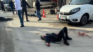 Dehşete düşüren görüntüler! Tüfekle mermi yağdırdı, ortalık kan gölüne döndü