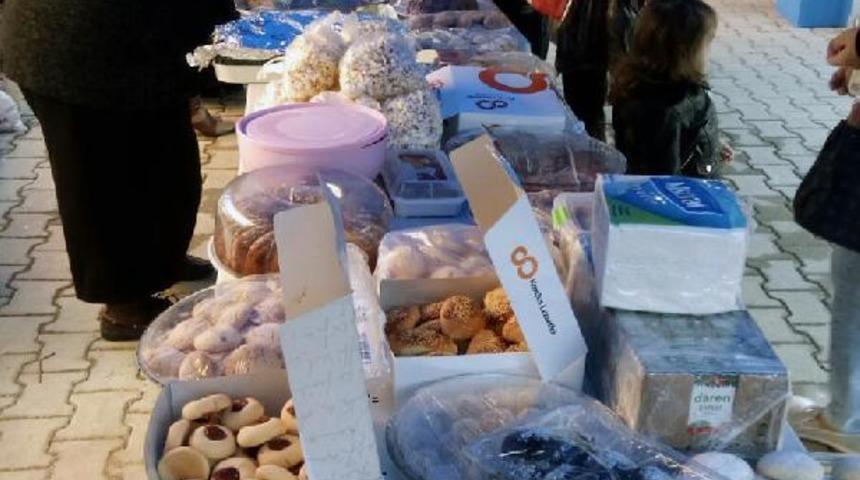 Okul kermesinde 'atıklar' para yerine geçti