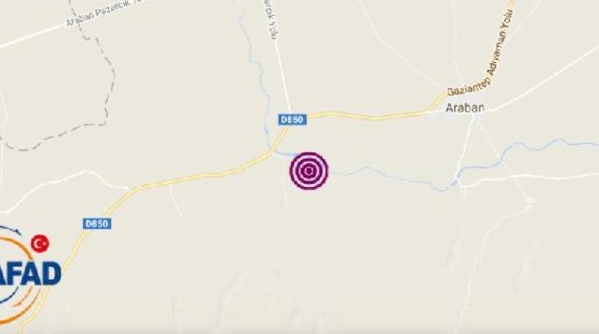 Gaziantep'te 3.9'luk deprem