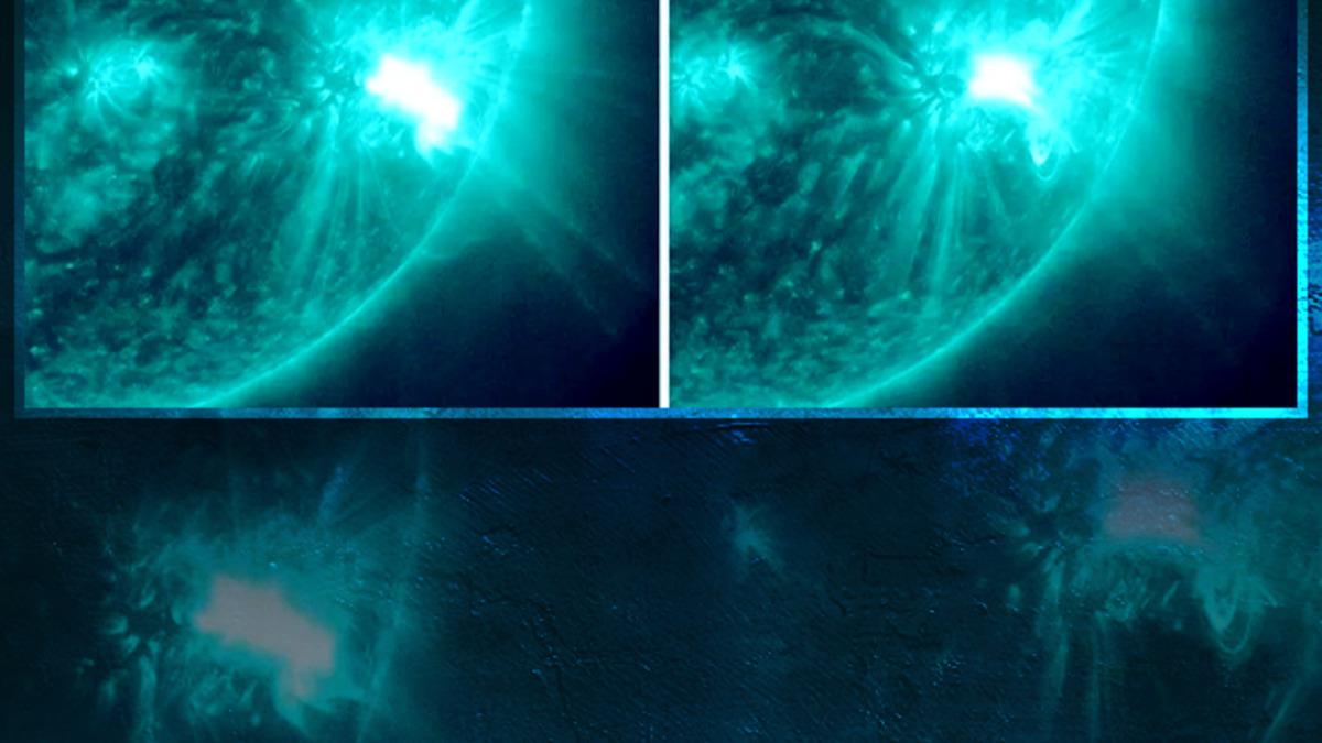 Ürkütücü görüntüleri NASA paylaştı: Son 6 yılın en büyük Güneş patlaması saniye saniye kaydedildi! Yarın dünyayı etkilemesi bekleniyor