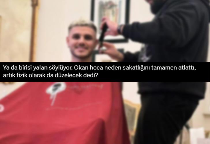 Fenerbahçe derbisine sayılı günler kala Icardi'nin saçlarını kestirirken çekilen o fotoğrafı sosyal medyayı salladı! "Sakat mı?" G1