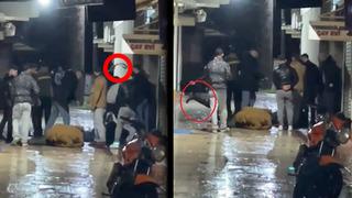 Tekmelemeye doyamayıp bellerindeki kemerlerle dövdüler! Kocaeli'de eğlence mekanı çıkışı sıra dayağı kamerada