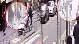 İstanbul'da omuz atma kavgası! Baba oğul, tartıştıkları kişiyi önce dövdü sonra bıçakladı: O anlar kamerada