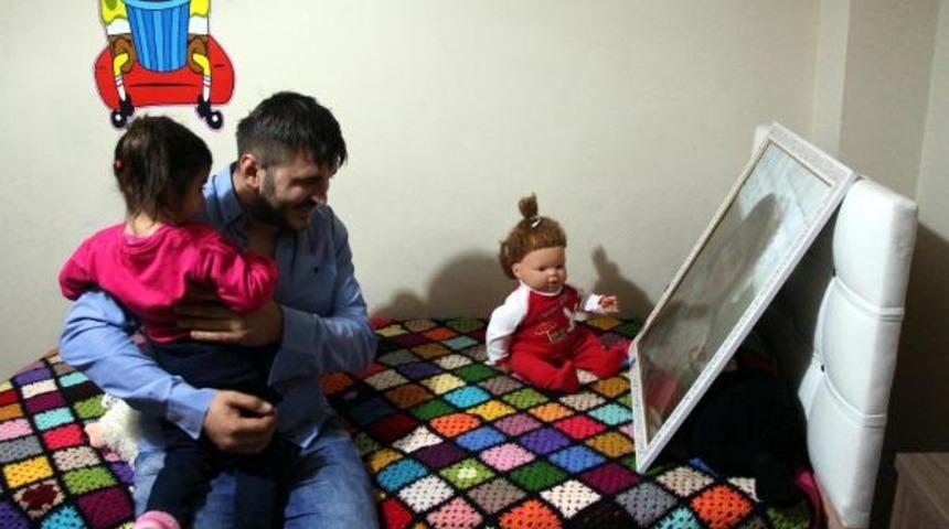 Eşinin kızına şiddetini gizli kameraya kaydeden baba kızına kavuştu