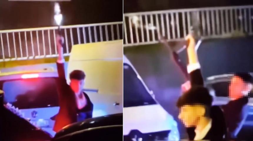 Düğün konvoyundaki görüntüler sosyal medyada tepki çekti! Silahlarıyla birlikte yakalandılar! İstanbul Emniyet Müdürlüğü'nden açıklama