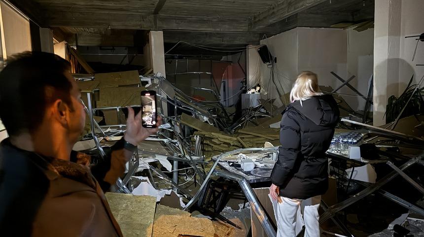 Faciadan dönüldü! Doğum günü sırasında asma tavan çöktü