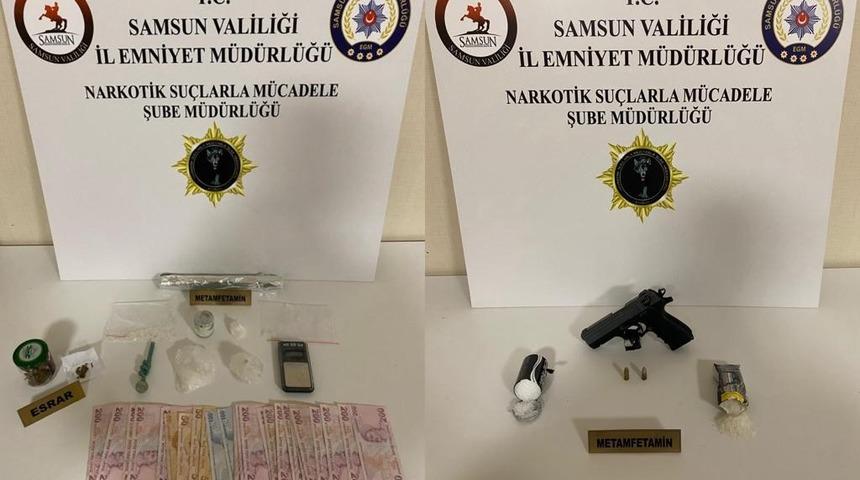 Samsun’da narkotik uygulamasında 27 kişi yakalandı