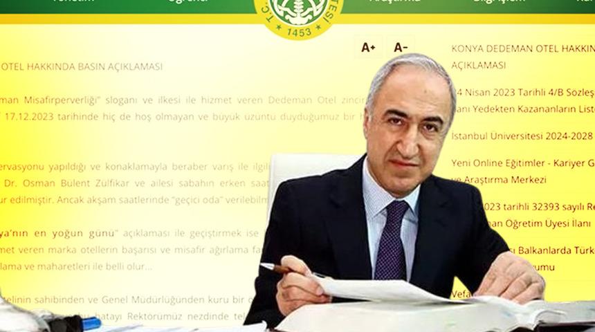 'Otel' açıklamasıyla olay yaratan İstanbul Üniversitesi Rektörü'ne 'Fatih' göndermesi! Candaş Tolga Işık açtı ağzını yumdu gözünü: "Gel de delirme! Odunla kovalar bunları"