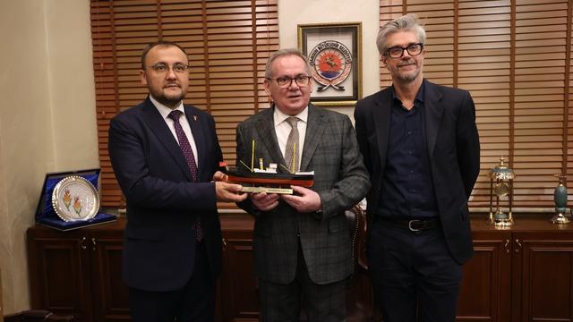 Ukrayna'nın Ankara Büyükelçisi Bodnar, Samsun'da ziyaretlerde bulundu