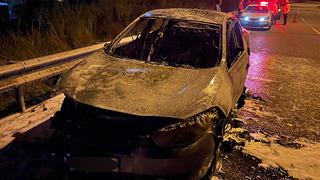 Seyir halindeki otomobil cayır cayır yandı!