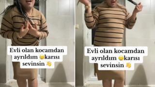 Gelinlikle pazarda dolaşmıştı! TikTok fenomeni bu kez dans etti... Evli olan kocamdan ayrıldım karısı sevinsin