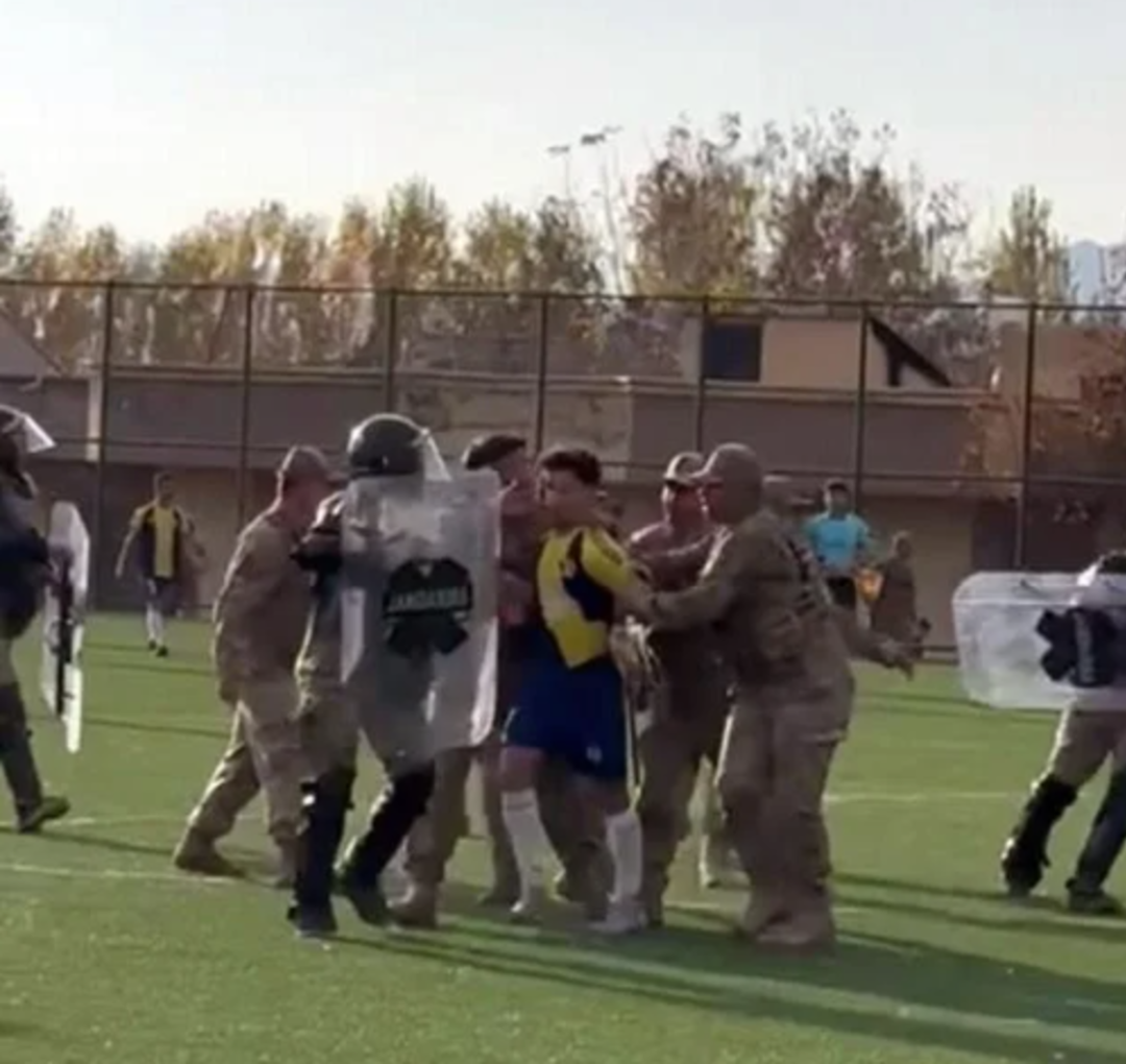 Yenilince hakeme saldırıp, burnunu kırdılar! Jandarma sahaya indi, soruşturma başlatıldı