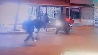 Motokuryeye kabusu yaşattılar! Dehşet anları kamerada