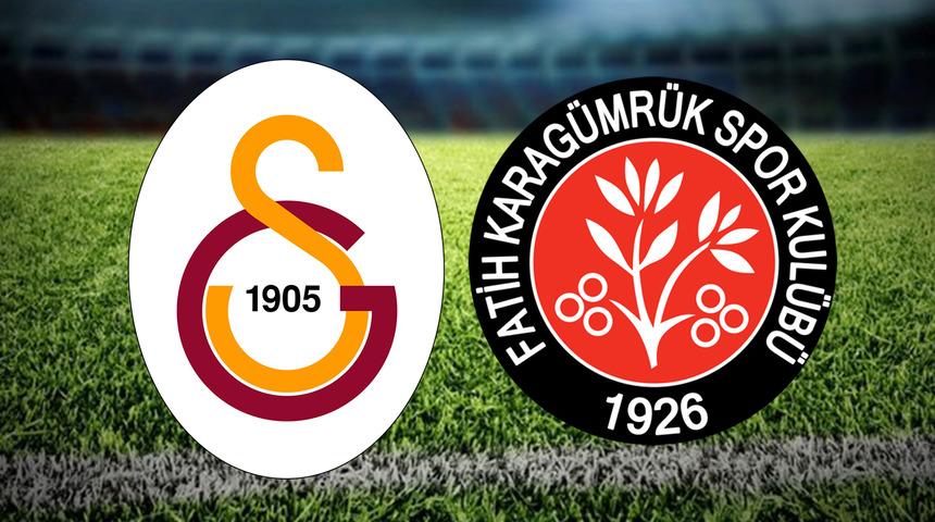 GALATASARAY FATİH KARAGÜMRÜK MAÇI SONUCU! Galatasaray Fatih Karagümrük maçı kaç kaç bitti?