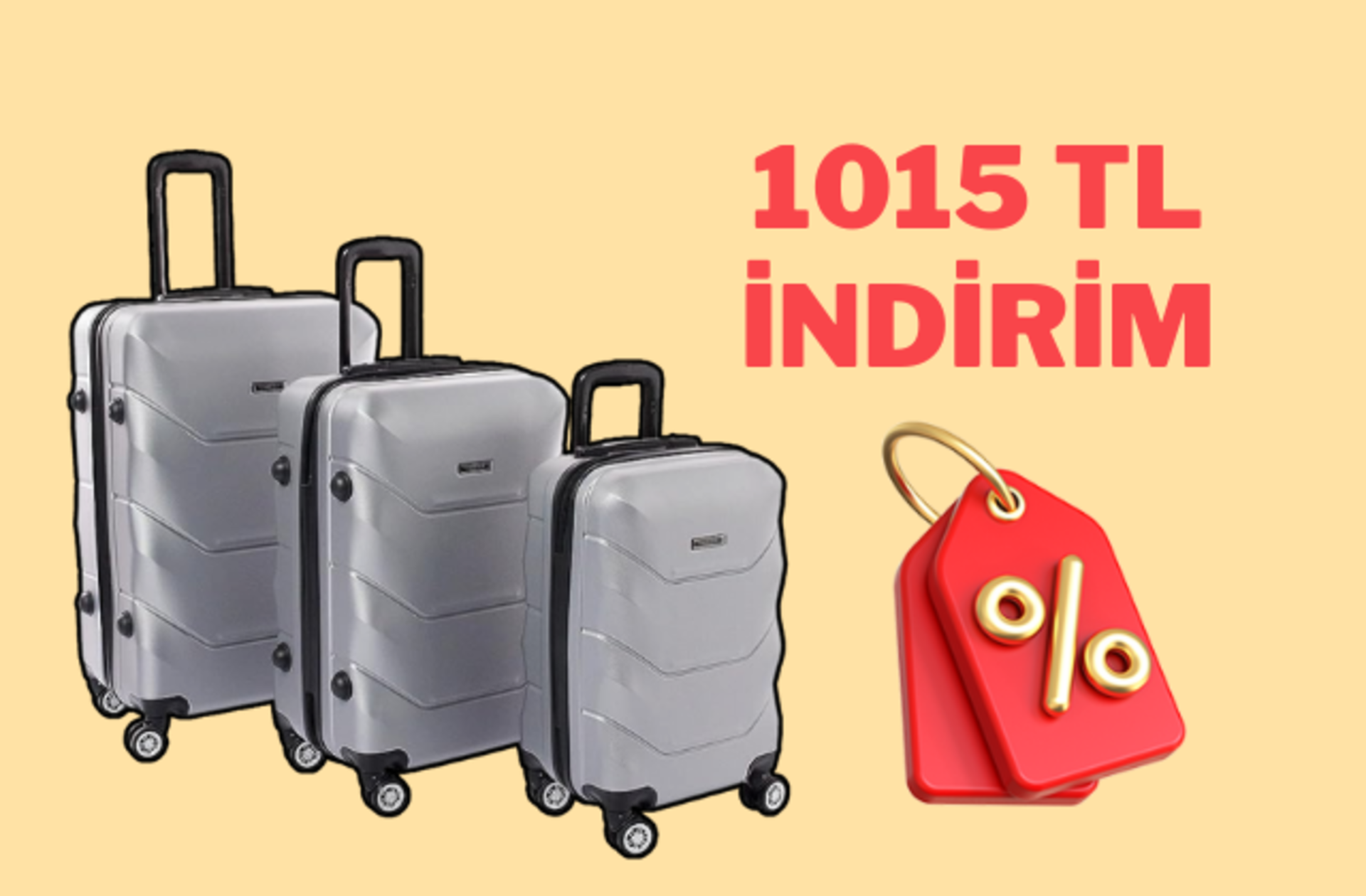 Bir valiz fiyatına üç valize sahip olun! Çok satan valiz setini sizin için inceledik