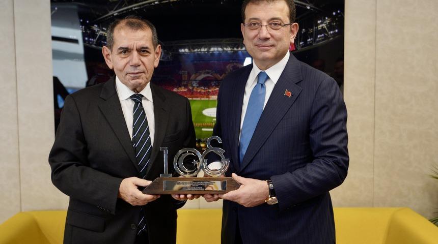 İmamoğlu'ndan Dursun Özbek'e ziyaret: "Galatasaray önemli bir partner olacak"
