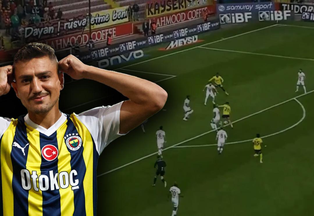 Cengiz &Uuml;nder, Fenerbah&ccedil;e formasıyla ilk gol&uuml;n&uuml; attı! Ceza sahası dışından hem de ne gol...
