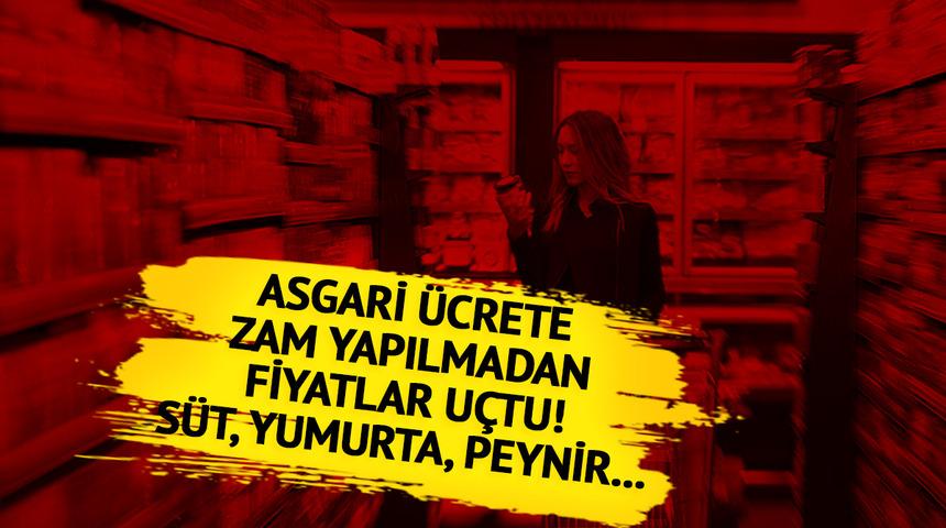 Asgari ücret belli olmadan zamlar gelmeye başladı! Etiketler değişti, vatandaş isyan etti: Kaşar, sucuk, yumurta, tereyağı...