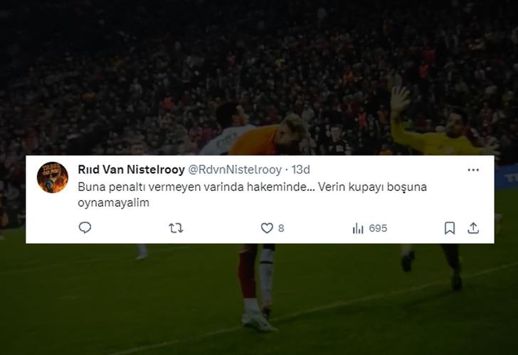 Galatasaray maçında ilginç pozisyon! Fatih Karagümrük penaltı bekledi, maçın hakemi taç verdi G5