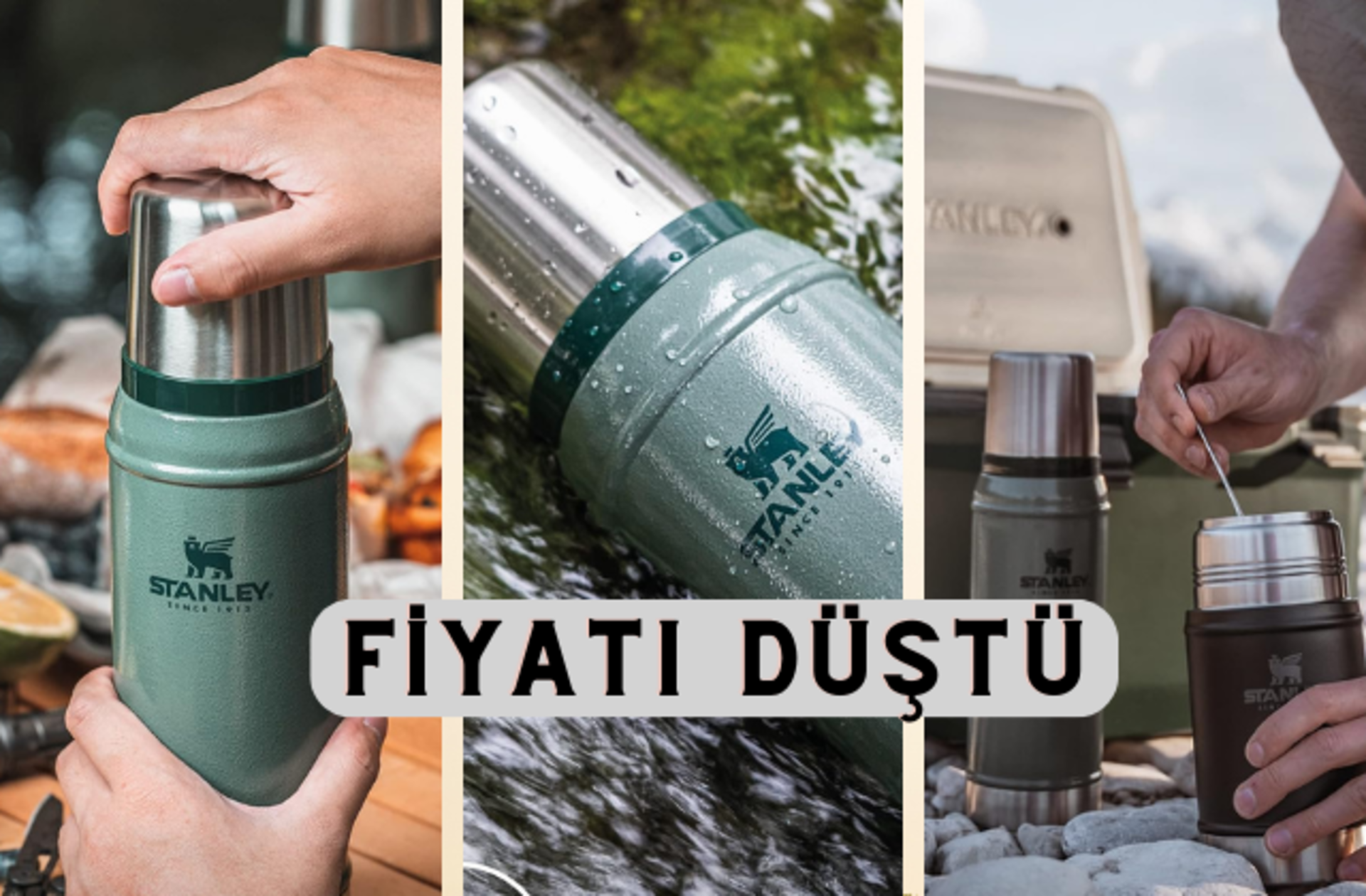 Fiyatı 1159 TL'ye düştü! Stanley Klasik Vakumlu Termos'ta yılın son fırsatı