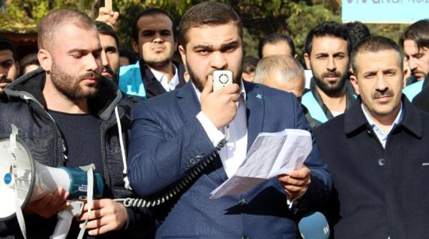 Gaziantep'te 33 STK'dan 'Kudüs' protestosu