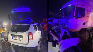 Balıkesir'de cip ile kamyon çarpıştı; aynı aileden 3 kişi yaşamını yitirdi