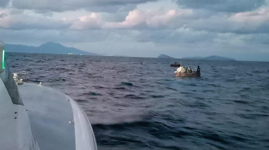 Muğla açıklarında 59 düzensiz göçmen kurtarıldı