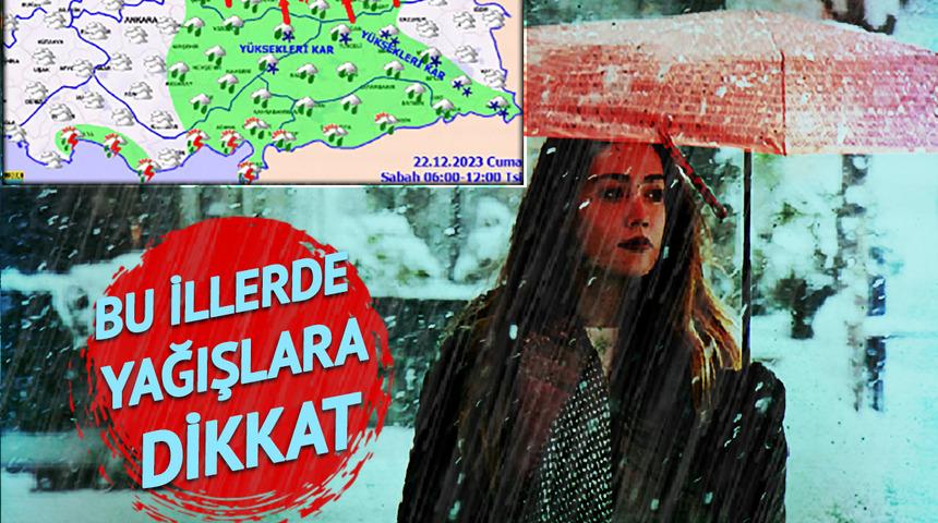 Bu illerde yağışlara dikkat: Kar görülecek yerler de belli oldu! Uyarılar peş peşe geldi