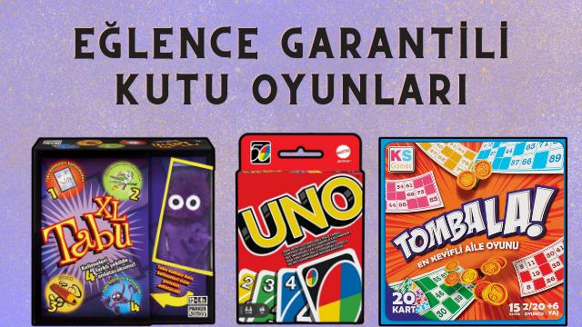 Monopoly'den Tabu'ya yılbaşında sevdiklerinizle keyifli dolu vakit geçirmenizi sağlayacak kutu oyunları
