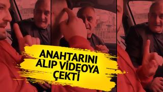 Sosyal medyada tepki çeken görüntüler! TAG sürücüsünün anahtarını alıp tehditler savurdu: Sayın Bakan, Sayın Vali diyerek isyan etti
