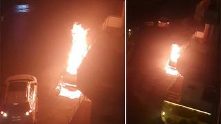 Düzce Belediye Başkanı Özlü'nün park halindeki otomobili alev alev yandı! Araç kullanılamaz hale geldi