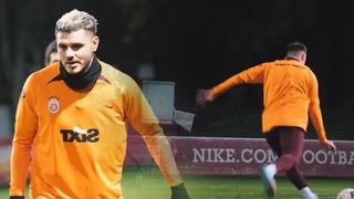 Galatasaray paylaşımlarıyla taraftarını derbi havasına sokmaya başladı! Kerem Aktürkoğlu'ndan antrenmanda müthiş gol